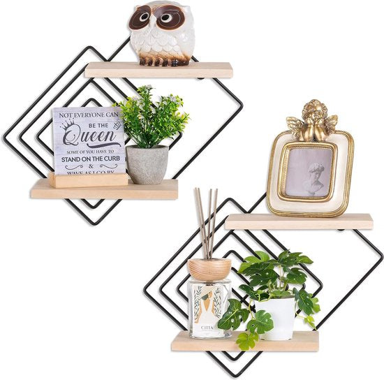 Wandrekjes set/3 - Vintage Black - Cees Mooi Stoer Wonen Wandrekjes set/3 - Vintage Black - Cees Mooi Stoer Wonen
