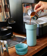 Thermosbeker Ellipse - 6 uur warm & 10 uur koud - thermobeker voor onderweg - geschikt als thee- en koffiekop om mee te nemen - past in alle bekerhouders - 475 ml