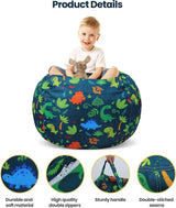 Dinosaurus zitzak voor kinderen speelgoed opslag groot voor kinderkamer opslag alleen tas, geen vulling