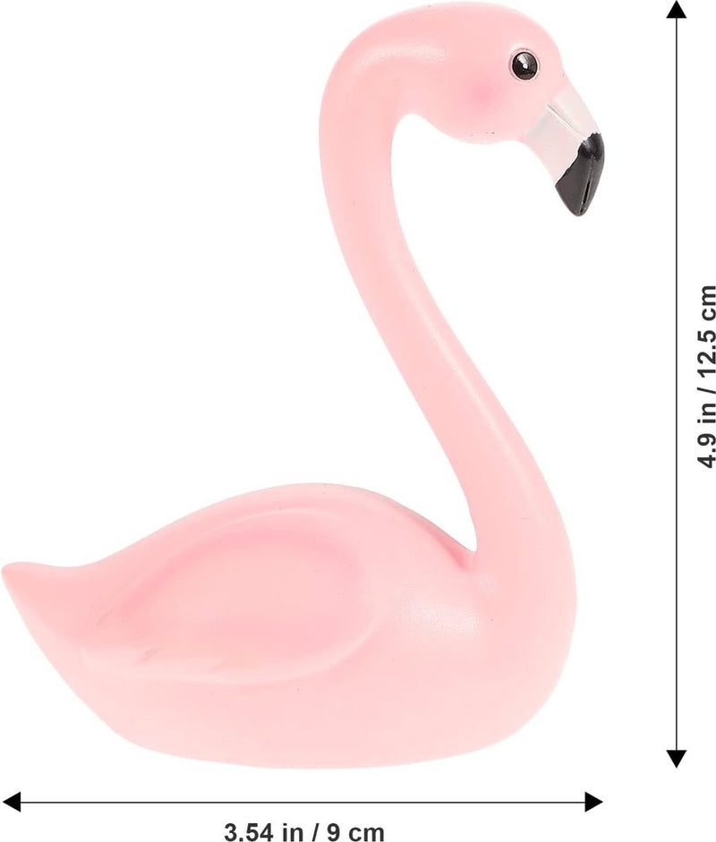 Flamingo, ornamenten, decoratiefiguur, sculptuur voor auto, bureau, tuin, balkon, bruiloft, decoratie, roze