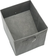 Set van 4 opbergmanden, opvouwbare stoffen kubusdozen voor kinderspeelgoed, organizer voor kinderkamer, kast, thuis, 33 x 37 x 33 cm, grijs