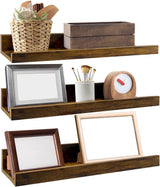 40 cm lange wandplanken, rustieke zwevende planken, fotolijst voor woonkamer, keuken, kinderkamer of slaapkamer, 3 stuks met verschillende maten