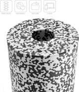 Fasciaroller, verzorging, medium hard met omlopende groef, voor ontlasting van de wervelkolom, 35 x 14 cm