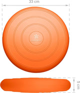 Comfort Balkussen, inclusief pomp; diameter: 33 cm; met noppen; balanskussen geschikt voor fitnesstraining, revalidatie, houdingscorrectie en evenwichtsoefeningen.