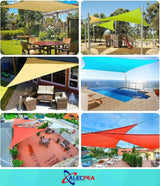 Zonnezeil bevestigingsset M6 - hoogwaardig roestvrij staal 304 - draagvermogen van 80 kg - karabijnhaken, klimgespen, wandhouders, schroeven en kunststof verlengingen inbegrepen