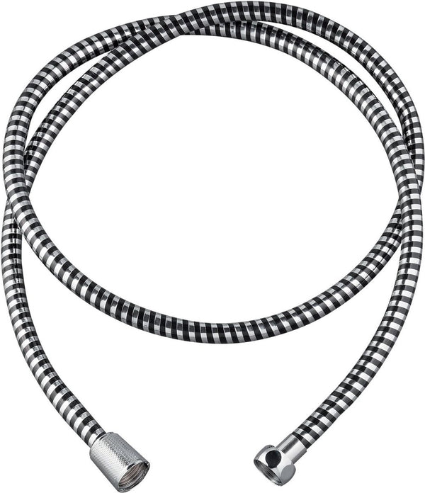 Zèbre doucheslang, PVC-kunststof, 1,5 m, verchroomd