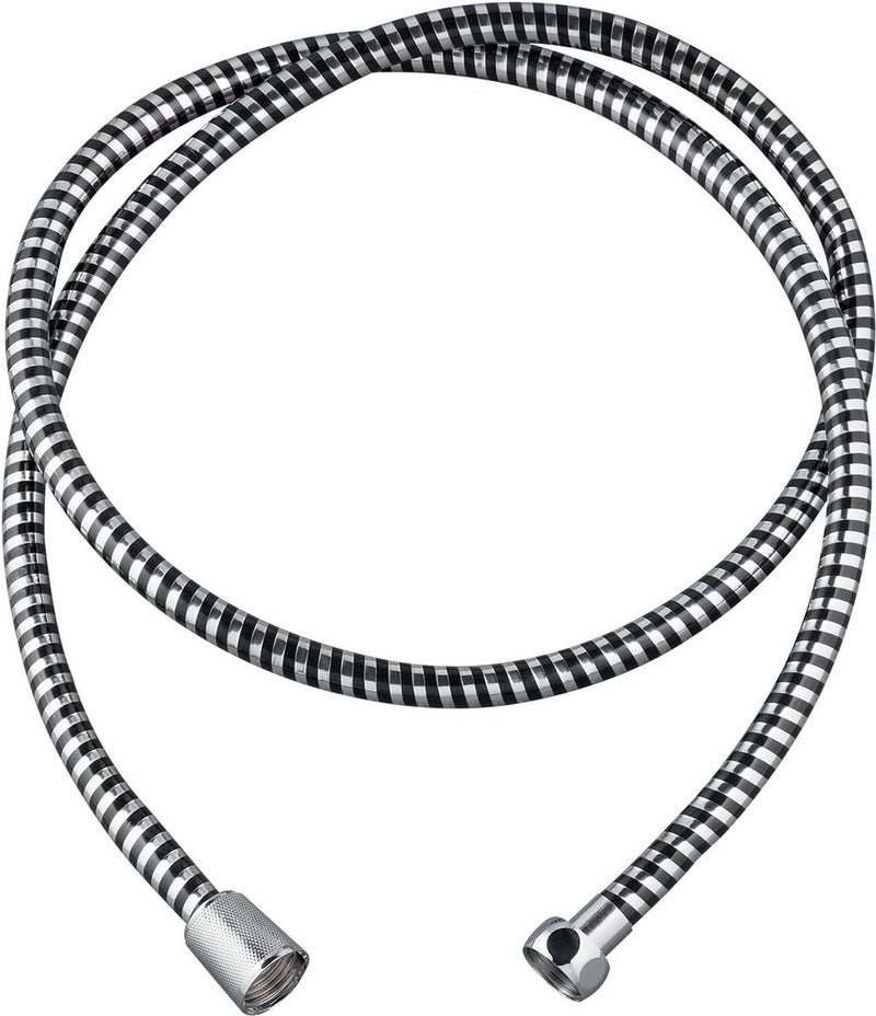 Zèbre doucheslang, PVC-kunststof, 1,5 m, verchroomd