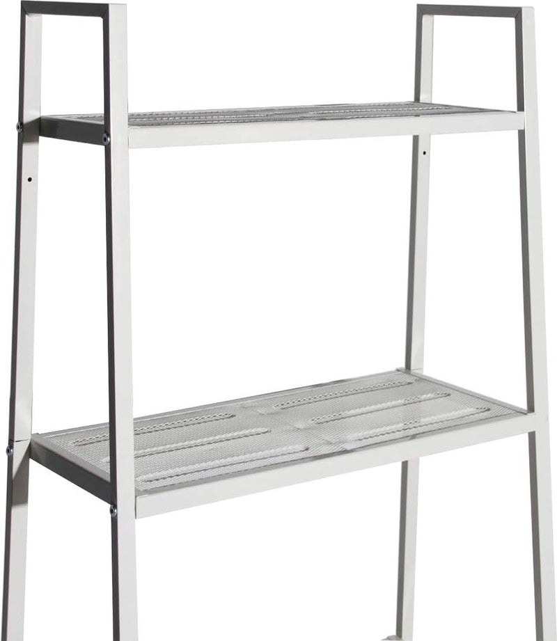 4-laags metalen planken opbergplank boekenplank thuisplank opbergeenheid staande planken 4-laags wit 60x35,5x147cm