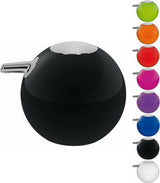 Zeepdispenser Bowl vloeibare zeepdispenser inhoud 250ml - zwart