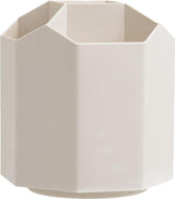 360 graden draaibare bureau-organizer, multifunctionele pennenhouder, gepersonaliseerde creatieve kantoorpennenhouder, multifunctionele opbergdoos (niet-recht wit)