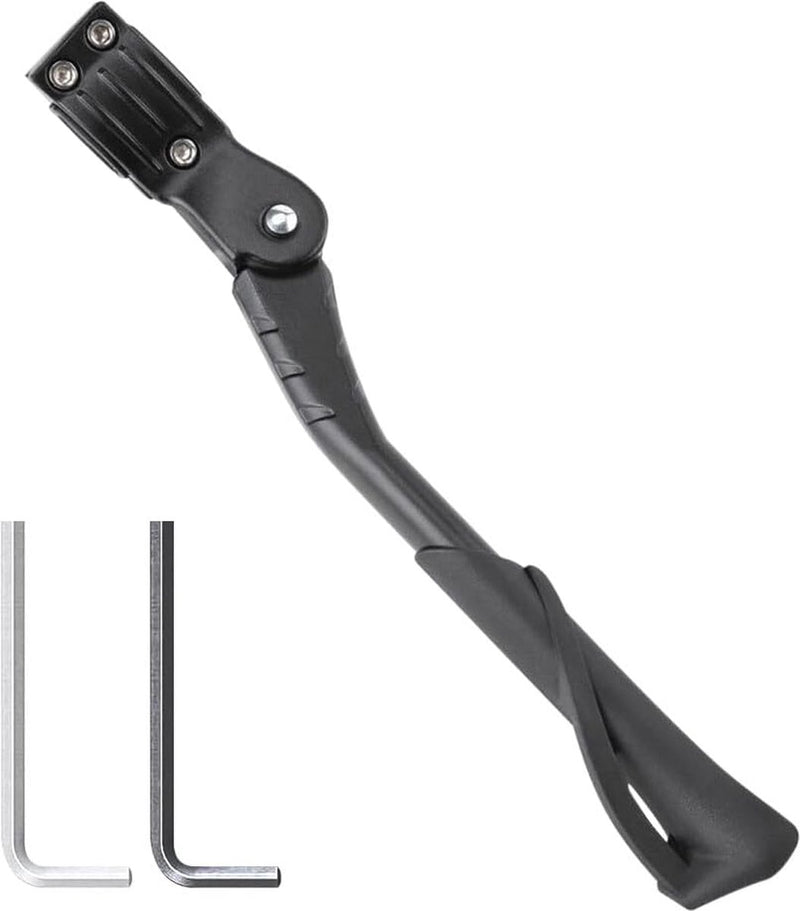 Fietsstandaard, 24-29 inch, in hoogte verstelbaar, fietsstandaard, zijstandaard, maximale belasting 40 kg, antislip fietsstandaard voor e-bike, Mon, trekkingfiets