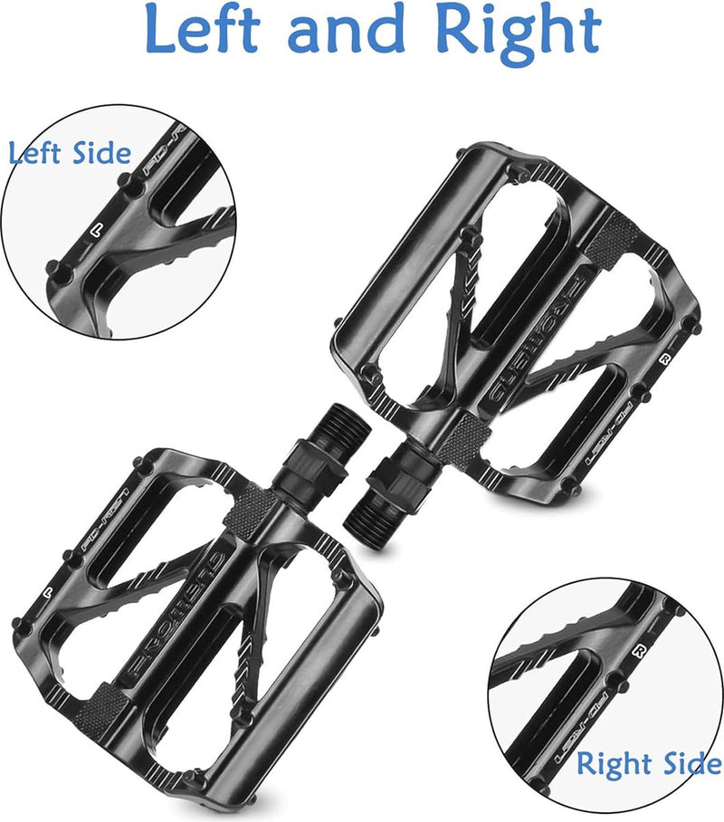 Fietspedalen, pedalen, racefietspedalen, mountainbike, pedalen voor fietsen, mountainbikes en racefietsen