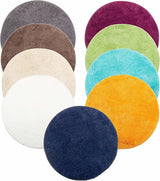 Badmat Ø 60 cm badmat badmat rond grijs