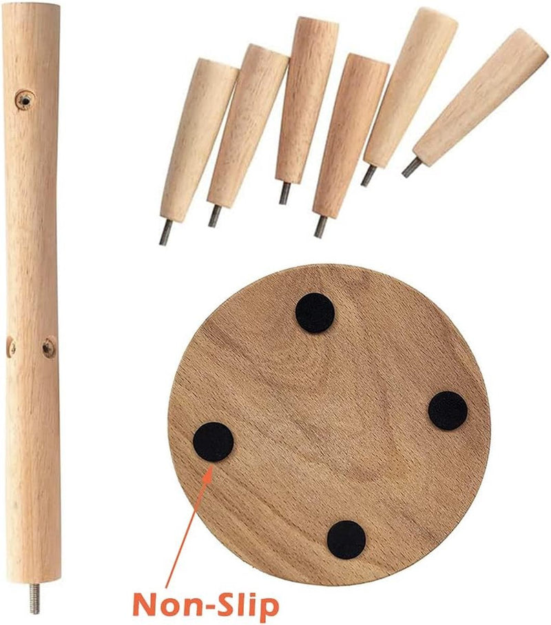 Bekerhouder, houten pretzelstandaard, bekerhouder, houten boombekerhouder, pretzelhouder, mokkenboom voor aanrecht, tablet, koffiekopjesrek