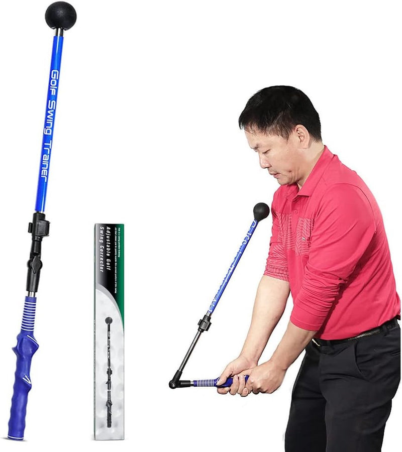 Golfswing, trainingshulp, instelbare vliegcorrector, golfswingcorrector, golfswing, trainingshulp, onderarmrotatie, ergonomische handgreep, golftrainingshulp