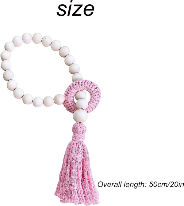 2 stuks boho gordijnhouders, embrasses, katoenen touw, gordijnhouders, gevlochten katoenen touw, gordijnhouders, gordijnen, duurzaam voor thuis, kantoor, keuken, hotel, binnengordijn, decoratief