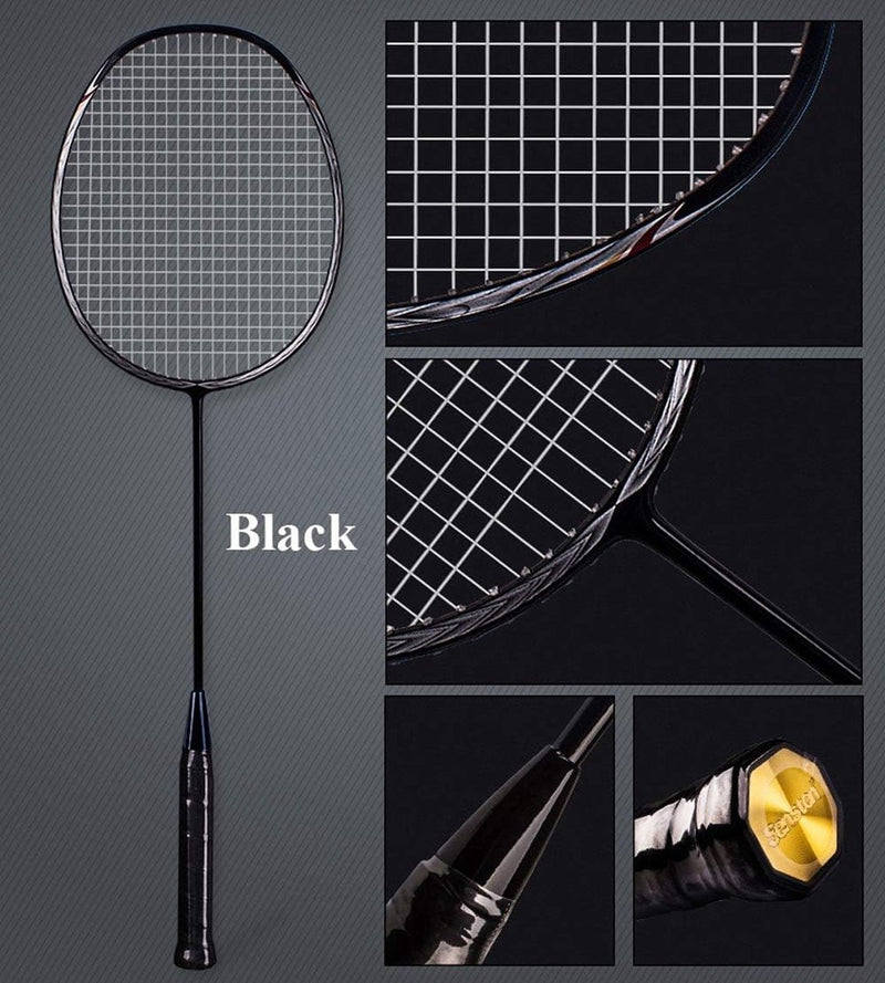 100 % Graphit badmintonracket, carbon, badmintonracket, S330, veel talent, perfecte badmintonracket, met opbergtas