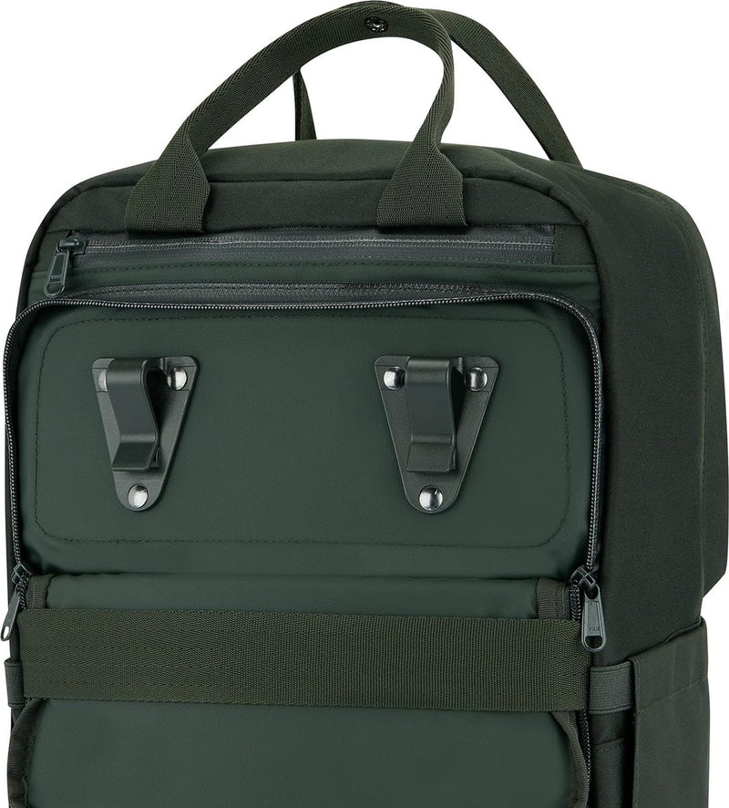 Fietstassen voor bagagedrager dames en heren, groen, fiets, 2 in 1 fietstas, rugzak en bagagedragertas, waterafstotend