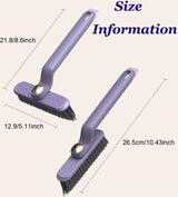 2 stuks voegenborstel voor badkamer, voegenreinigingsborstel, hoekreinigingsborstel, harde borstels, spleetreinigingsborstel, raamgroeven, reinigingsborstel, reiniging voor badkamer, keuken