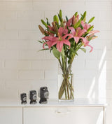 Set van 3 houten hondenfiguren - decoratieve hond - hondenfiguur hondendecoratie - miniatuurhonden - puppyhonden - knutselen - huisdecoratie - huisdecoratie-idee - meubeldecoratie-idee (grijs mod 1)