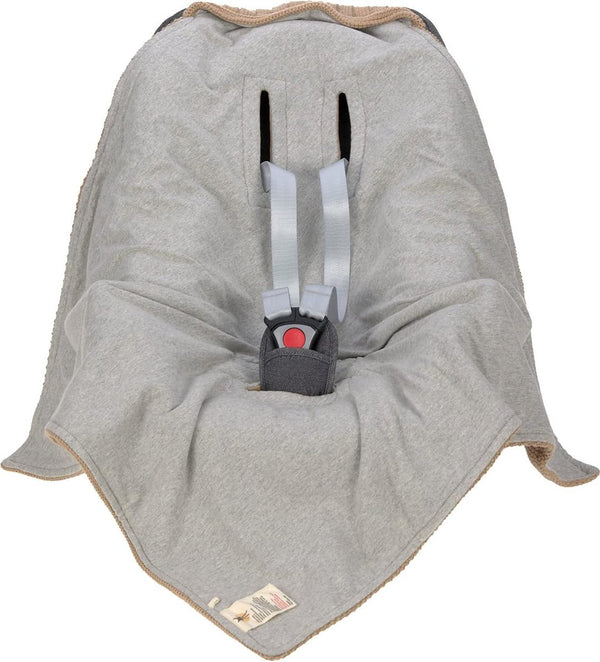 Baby gebreide deken voor autostoel autostoel deken omslagdeken babyschaal 100% biologisch katoen