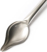 Roestvrijstalen ketelkom, melkkom, fusionkom, platte bodem, lepel voor chocolade, kaas, suiker, boter, kaas, karamel, kaarsen, 480 ml