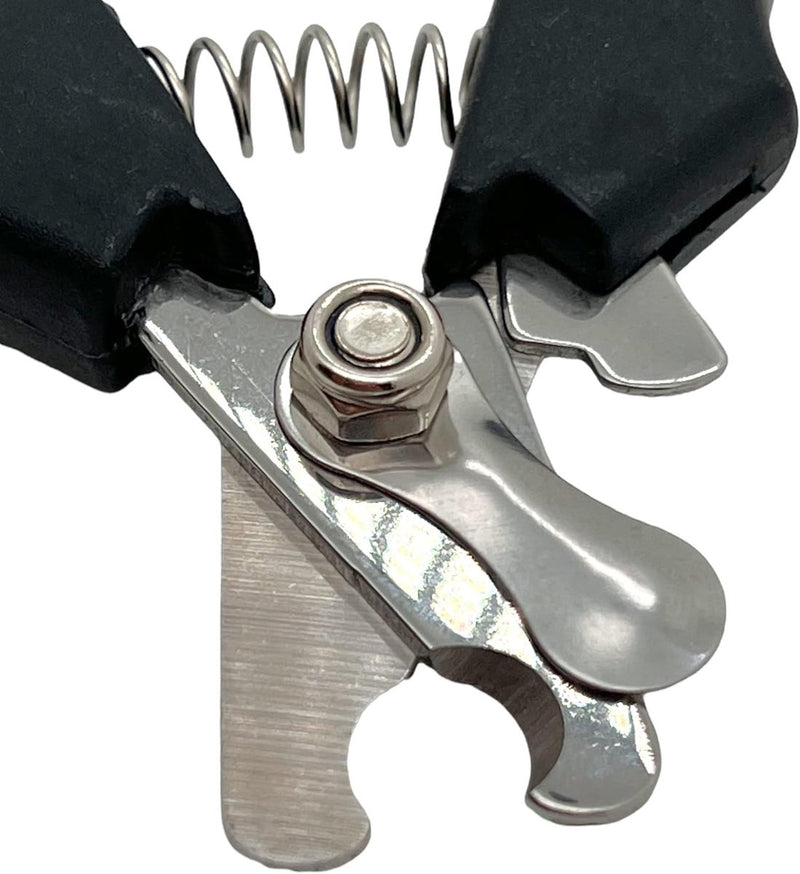 klauwschaar klauwtang voor honden en katten, klauwverzorging voor thuis eenvoudig en veilig met afstandhouder en veiligheidsvergrendeling