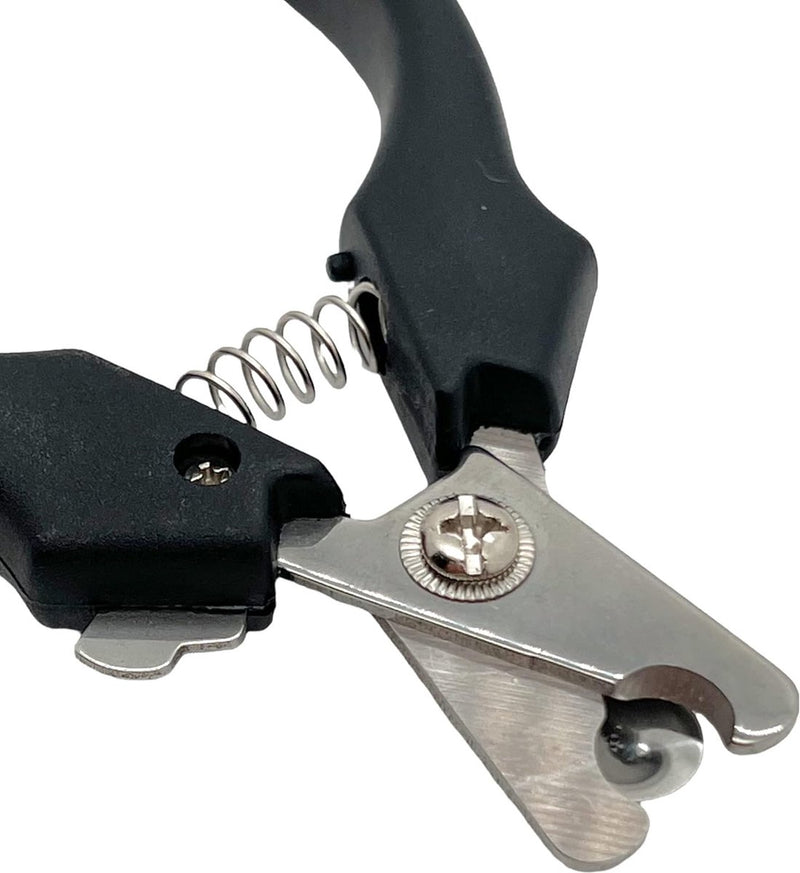 klauwschaar klauwtang voor honden en katten, klauwverzorging voor thuis eenvoudig en veilig met afstandhouder en veiligheidsvergrendeling