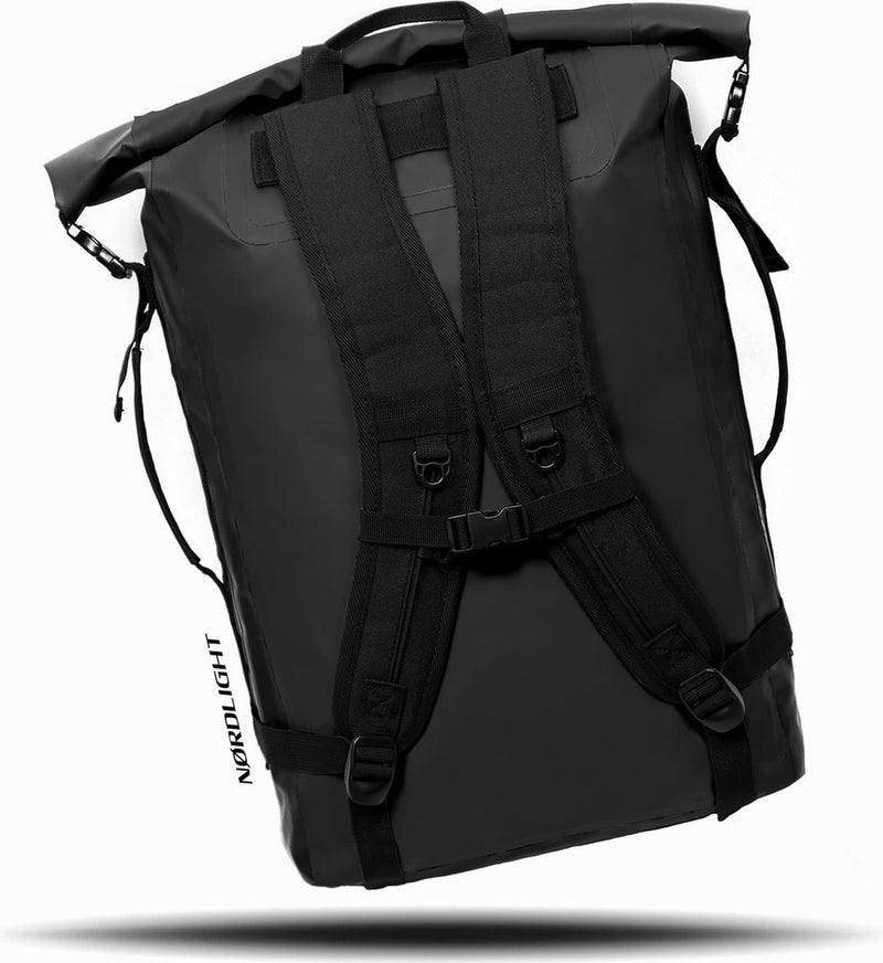 Waterdichte rugzak Dry Bag 35l - rugzak met oprolbare bovenkant en gevoerde draagriem, waterdichte tas voor watersport, fietsrugzak, koeriersrugzak, trekking