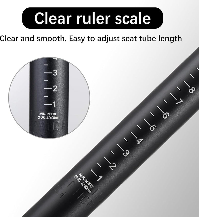 Fiets zadelpen lengte 400 mm aluminiumlegering MTB zadelpen zadelbuis voor mountainbikes racefiets Fixed Gear BMX