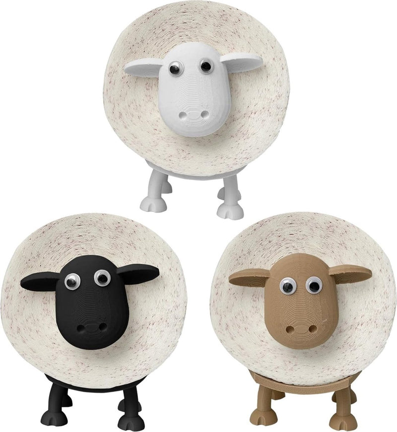 Leuke schaap vervangende rolhouder een functionele blikvanger voor je badkamer (bruin)