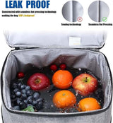 Koelrugzak, thermische rugzak, 23 liter, picknickrugzak, koeltas, groot, geïsoleerd, perfect voor picknicks, stranduitstapjes, wandelen, werk en familie-uitstapjes