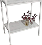 4-laags metalen planken opbergplank boekenplank thuisplank opbergeenheid staande planken 4-laags wit 60x35,5x147cm