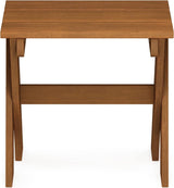 Tioman bijzettafel, bloemenstandaard, Meranti hout, naturel