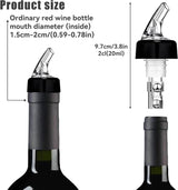 Flessenschenker, 8 stuks, 2 cl, doseerhulp, schenktuit voor flessen met stopfunctie, beschermdeksel, portioneerder, drankdispenser, sterke drank, doseerder, dispenser voor wijn, cocktail,