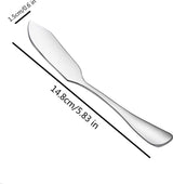 4-delige botermessenset, roestvrijstalen botersmeermessenset, 15 cm, kaasspatelset, sandwichkruidenjamspatel voor keuken, restaurant