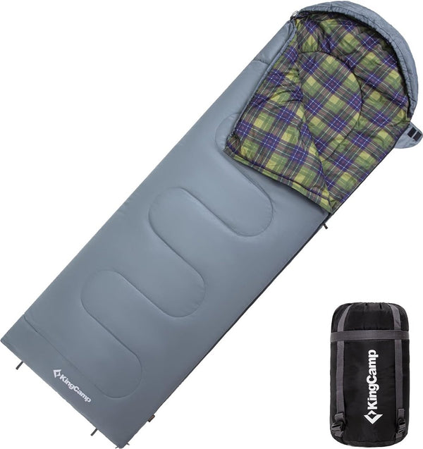 Slaapzak, dekenslaapzak, camping, outdoor, 3-4 seizoenen, voor volwassenen en kinderen, ultralicht, warm, wasbaar voor reizen en avonturen