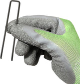 300 grondankers 100 mm lang, 13 mm breed, diameter 2,9 mm, montageankers grondankers voor de tuin van niet-gegalvaniseerd staal, haringen voor het bevestigen van onkruidbestrijdingsdoek, kunst