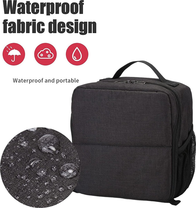 schokbestendige lichte camerabescherming inzetzak schoudertassen handtas lens doos voor DSLR SLR TLR camera flitslicht accessoires