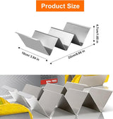 2-delige tacohouderset, hotdoghouder met 2 kruidenbekers, metalen tacoschelpen, duurzame Ttaco-schelpen, voor het maken van tacohouders