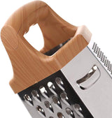 Vierkante rasp groenteschaaf roestvrij staal 6 raspvlakken multi-rasp keukenrasp voor fijn/grof raspen en snijden