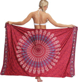 Boho sarong wrap bikini cover-up rok strandlaken