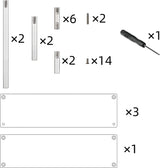 4-traps acryl riser display rek, standaard, tafelblad transparant, parfumorganizer, opslag voor Funko Pops figuren, nagellak, specerijen, cosmetica, kunsthandwerk, sieradenstandaard, cupcake, specerijen, helder