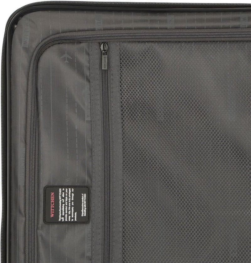 reiskoffer rolkoffer trolley, grijs, handbagage