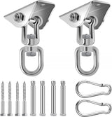 Plafondhaak, hangstoel, zware belasting, schommelhaak, 450 kg, 360 graden draaibaar, plafondhaak, zware belasting, 304 roestvrij staal, plafondhouder voor hangstoel, yoga, hangmat, stoel,