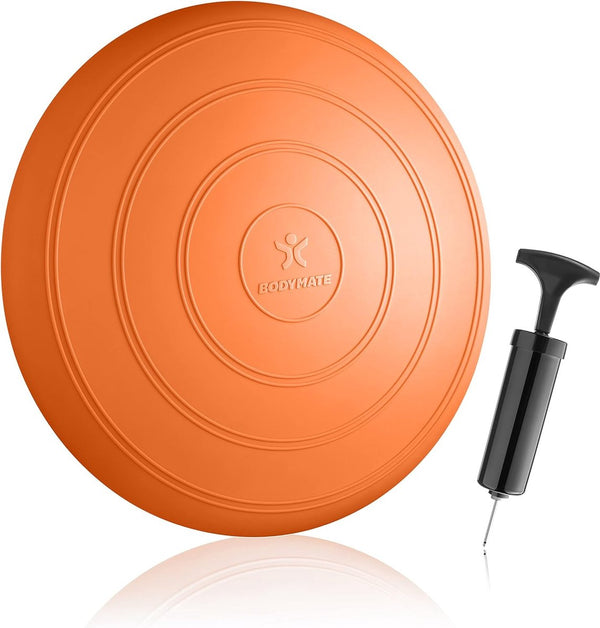 Comfort Balkussen, inclusief pomp; diameter: 33 cm; met noppen; balanskussen geschikt voor fitnesstraining, revalidatie, houdingscorrectie en evenwichtsoefeningen.