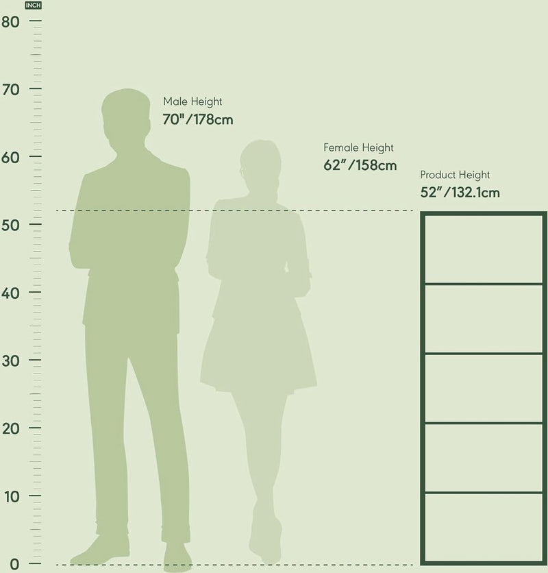 boekenkast met 5 vakken, hout, wit/roze, 40,1 x 23,98 x 132,1 cm