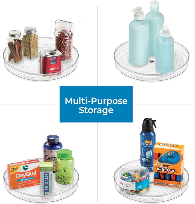 Draaiplateau, transparant, doorzichtig, 22,9 cm