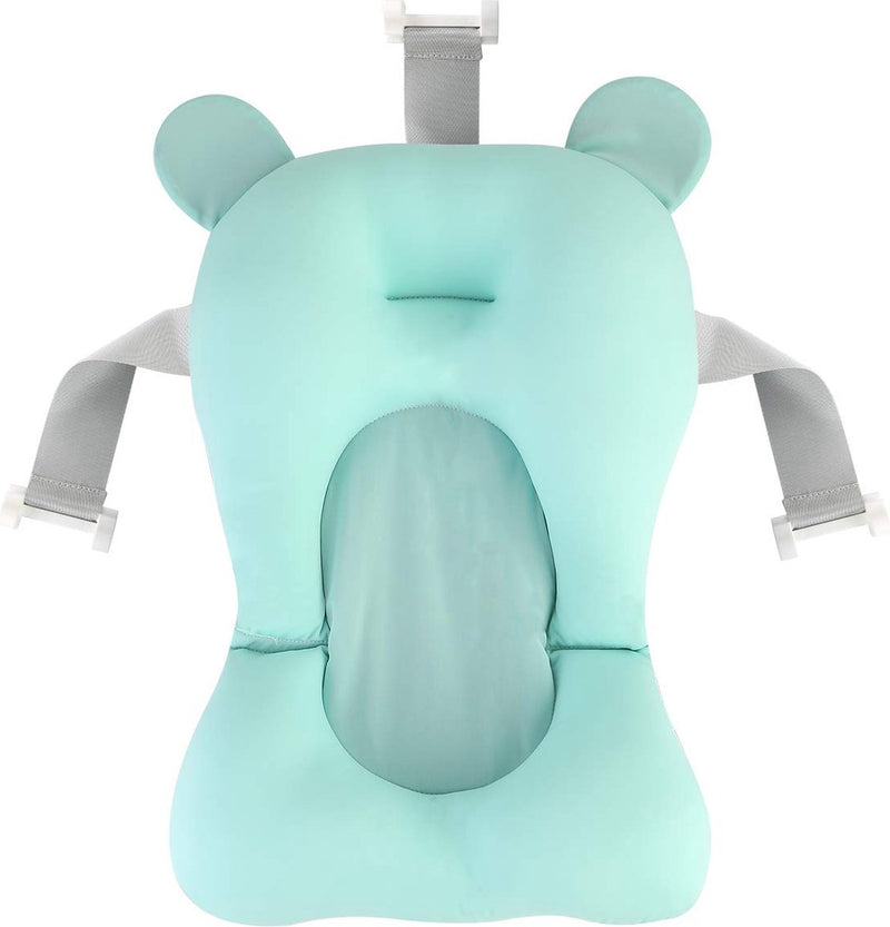 Badzitje Pad Babybadkussen Pad Badzitje Ondersteuning Net Drijvend Antislip Babybadkussen & Ligstoel Badbed voor 0-12 maanden