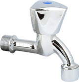 Uitloopventiel 10667, 1/2 inch, gepolijst, verchroomd, met straalregelaar M22